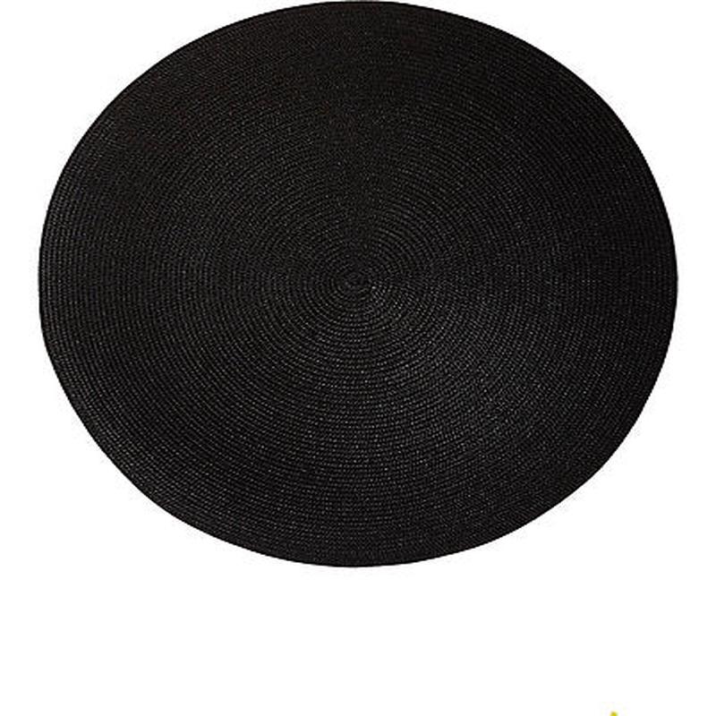 Black Triple Braid Placemat