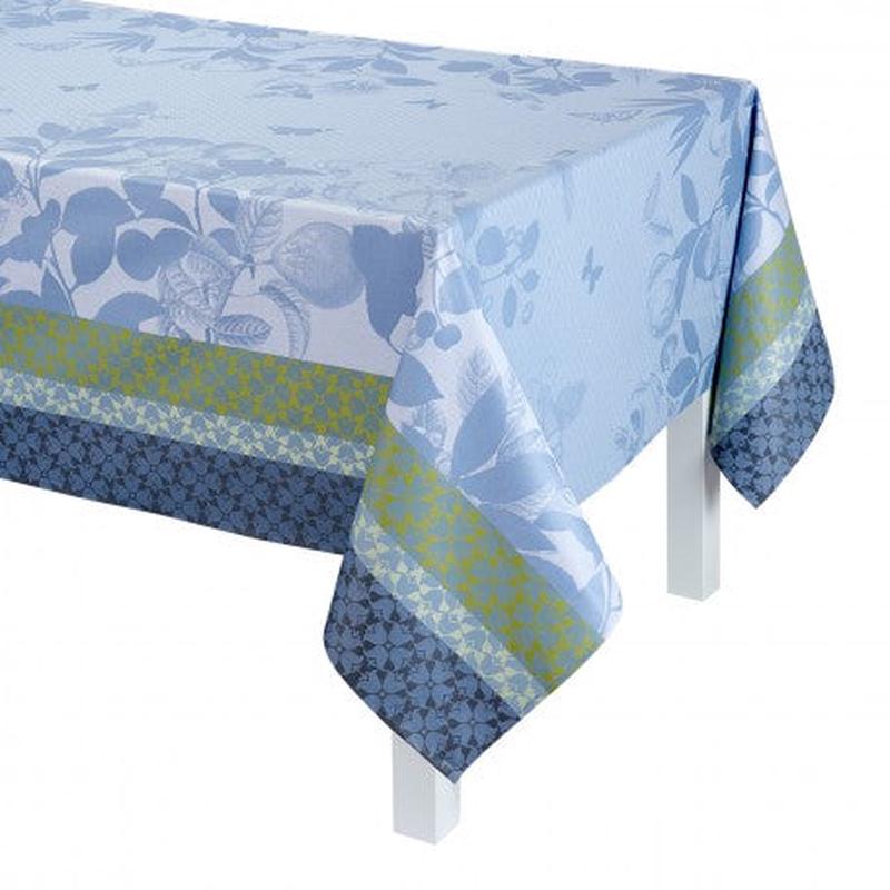 Jardin Blue Tablecloth 69" x 69" Light Blue