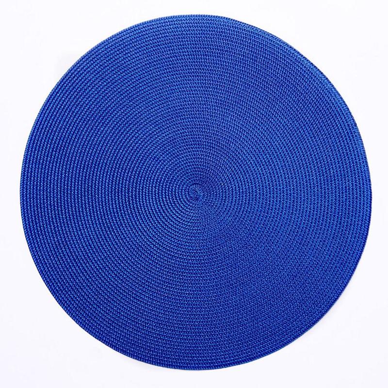 Looped Edge Placemat Clementis Blue