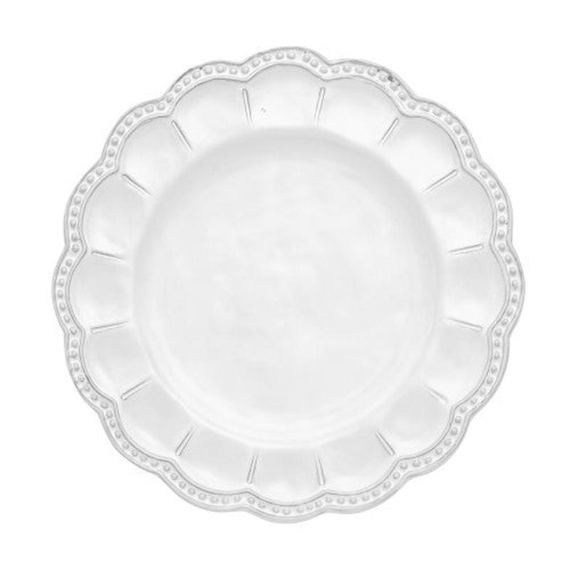 Bella Bianca Beaded Salad Plate Set of 4