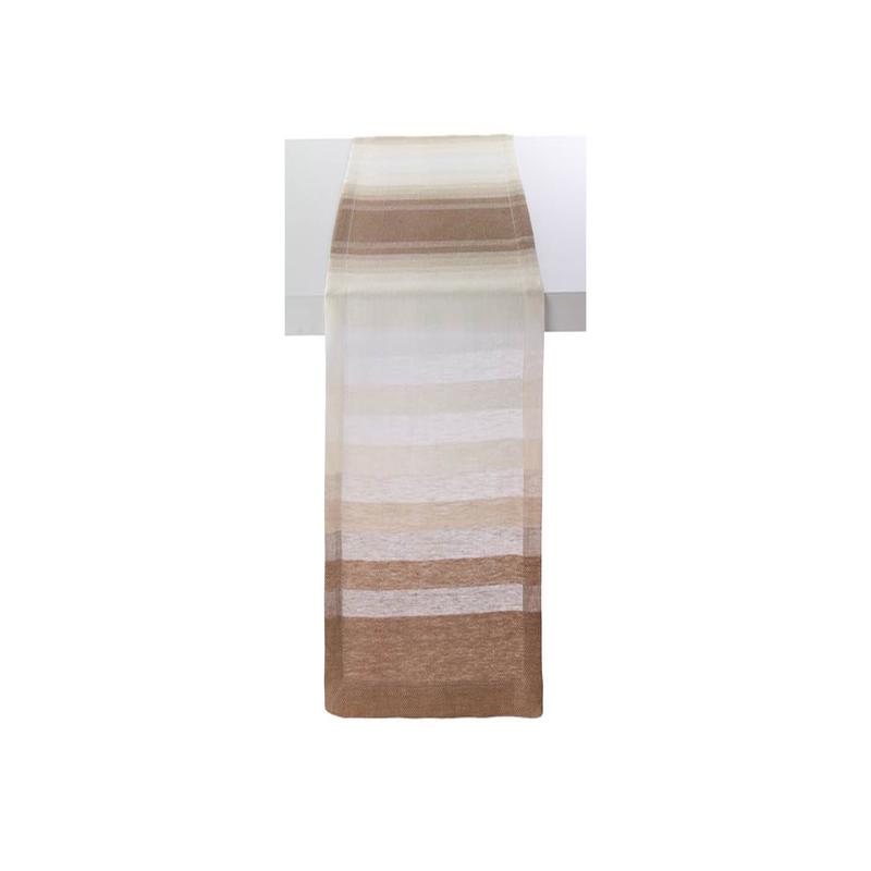 Gradient Stripe Runner 90 inch Beige