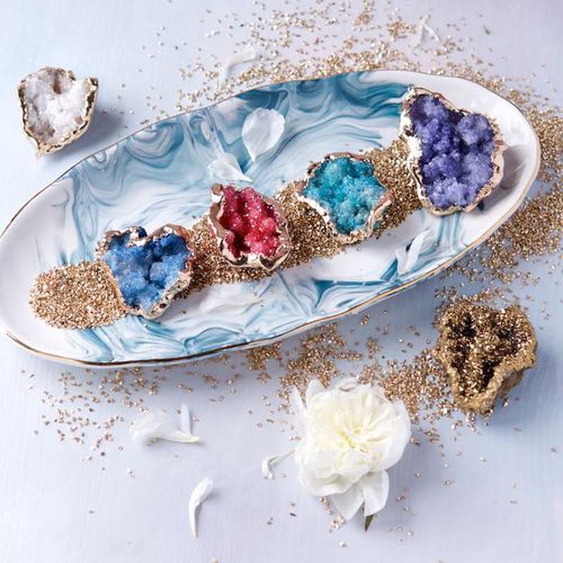 Chunky Gem Ornament Crystal Asst