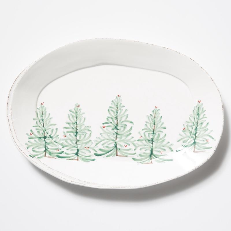 Lastra Holiday Oval Platter