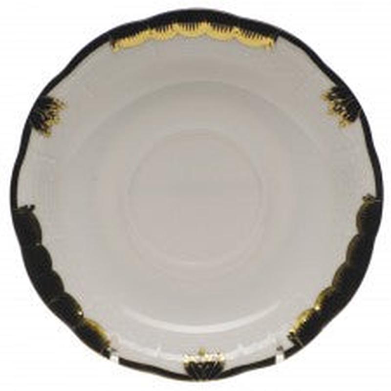 Princess Victoria Tea Saucer Black