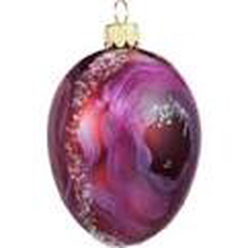 Egg Ornament Small Ruby