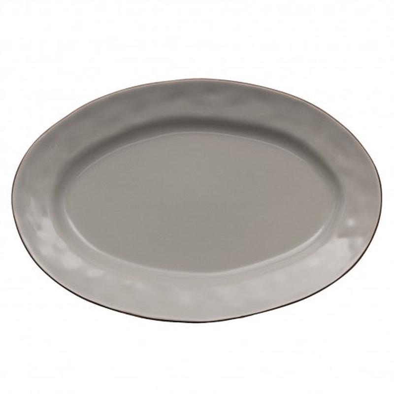 Cantaria Sm Oval Platter-Greige