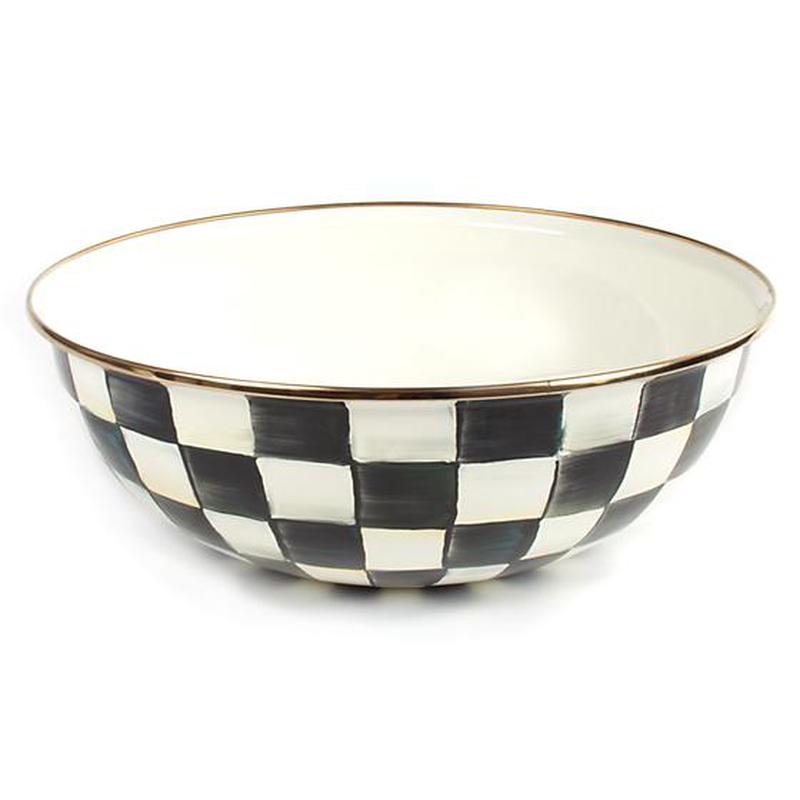 Courtly Check Everyday Bowl Enamel Extra Large