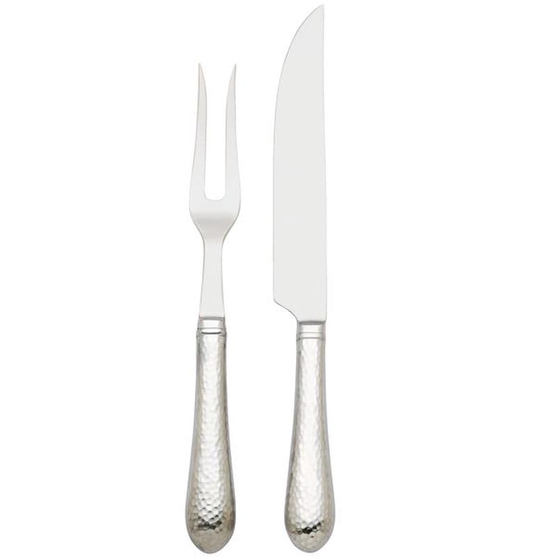 Hammered 2pc Carving Set