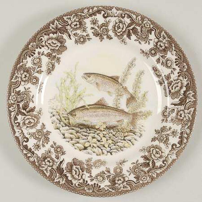 Woodland Salad Plate Rainbow Trout