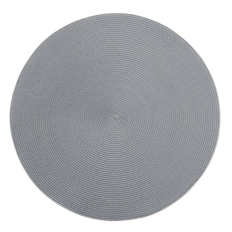 Steel Scallop Round Placemat Set of 8