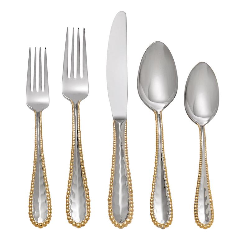 Molten Gold Flatware 5pps