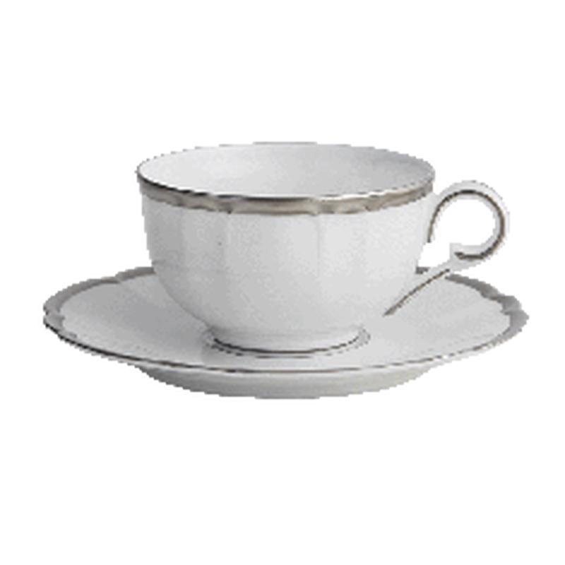 Colette Platinum Tea Cup/Saucer