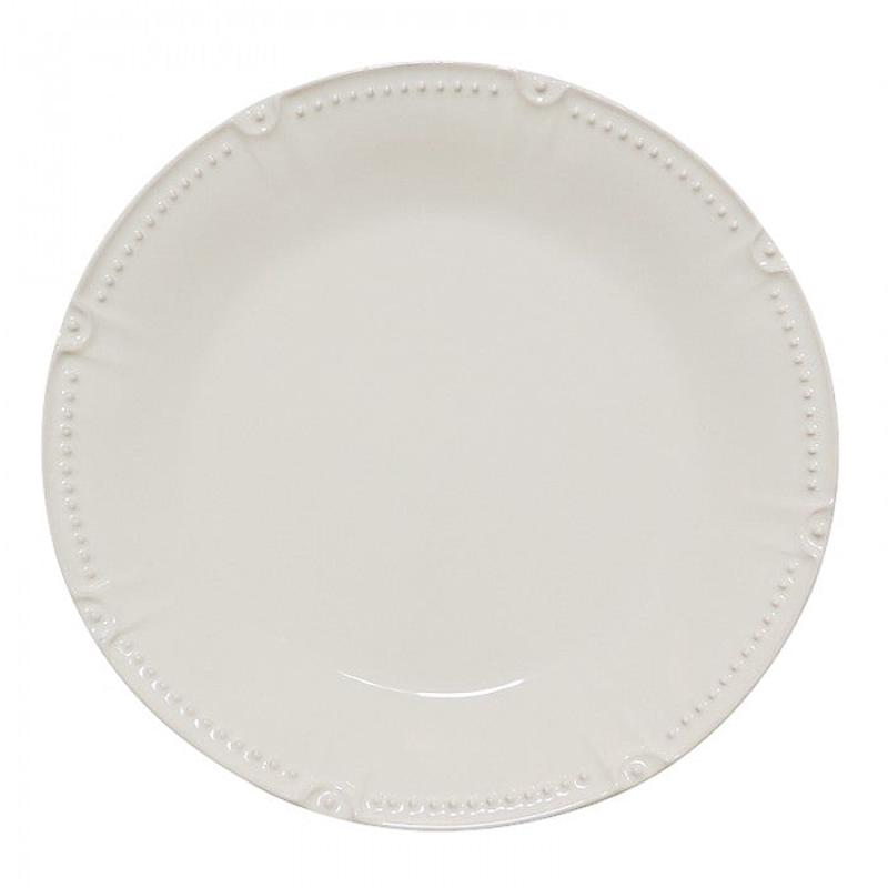 Isabella Round Dinner Plate Ivory