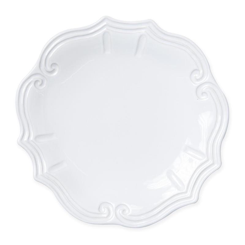 Incanto Stone White Baroque Dinner Plate Set of 2