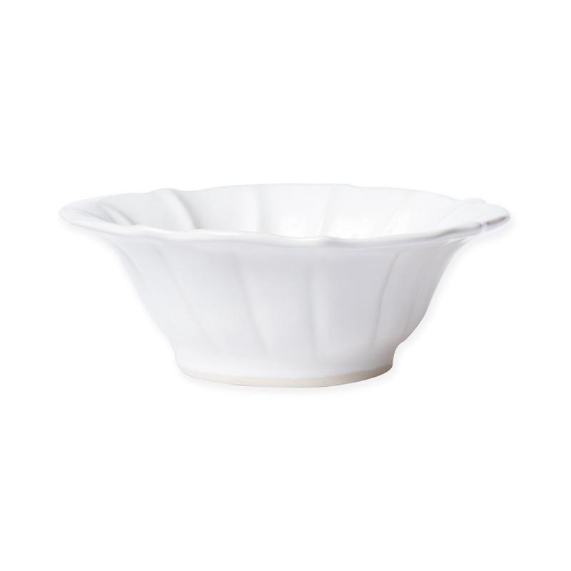 Incanto Stone White Ruffle Cereal Bowl