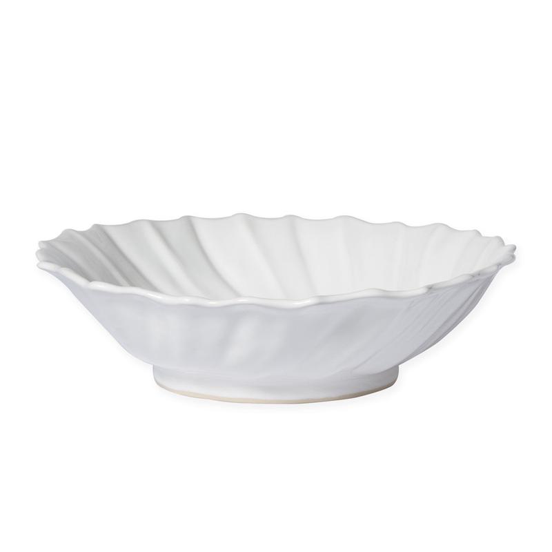 Incanto Stone White Ruffle Large Bowl