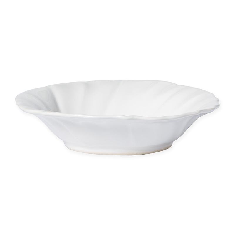Incanto Stone White Ruffle Pasta Bowl Set of 2