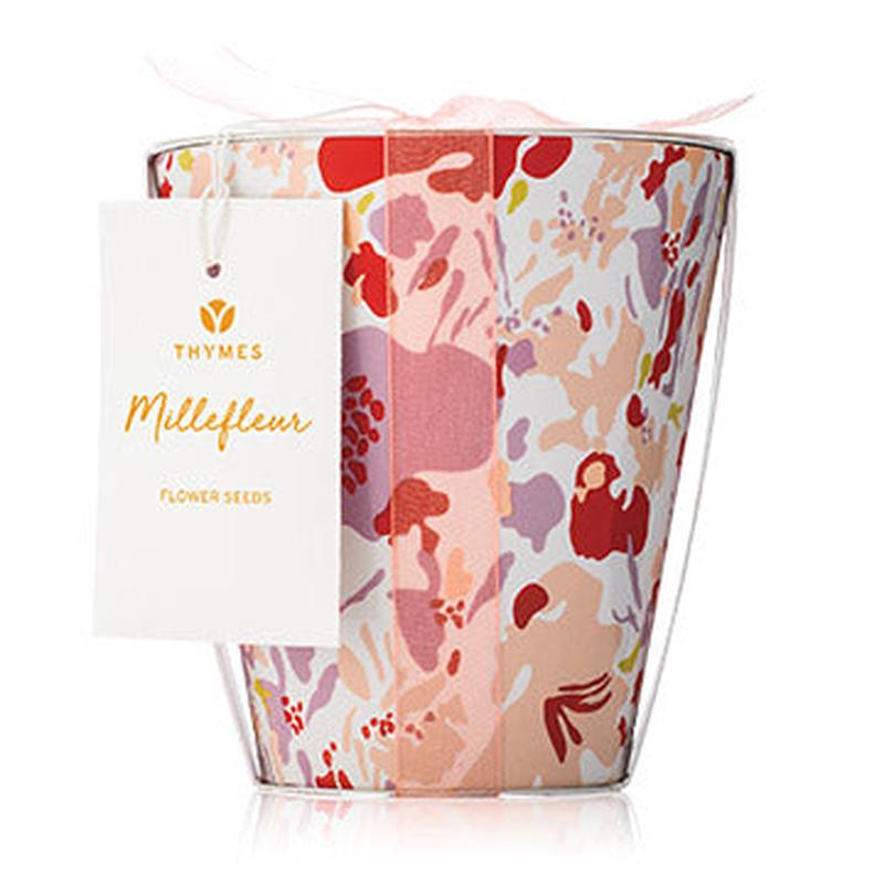 Millefleur Flower Pot Candle