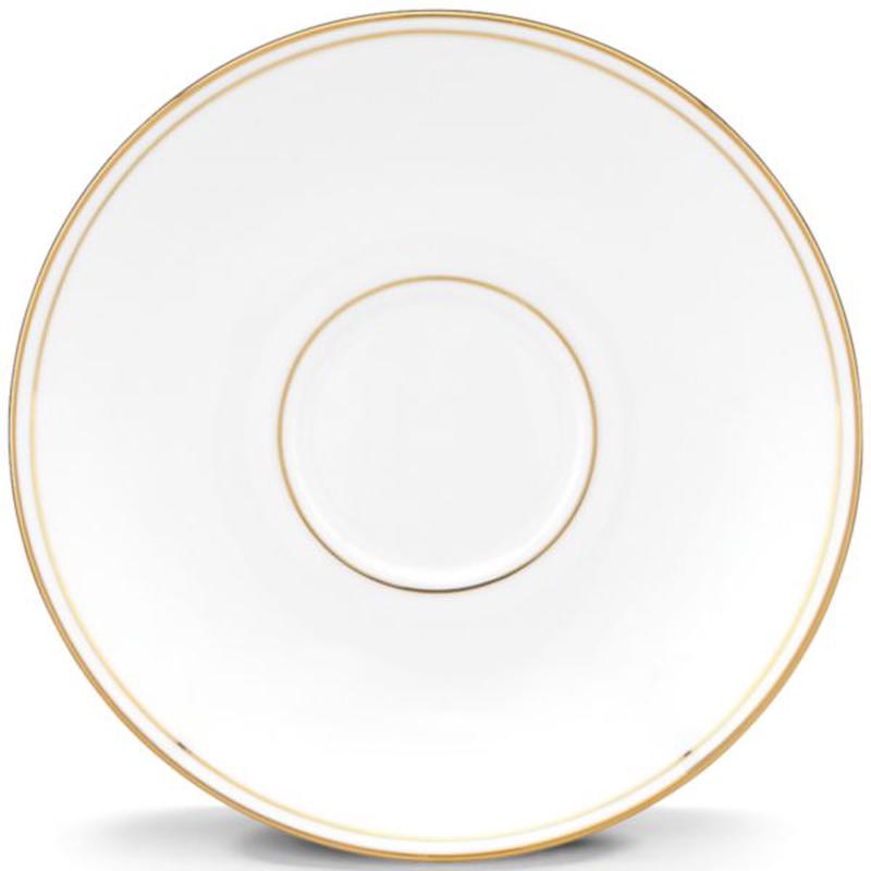 Federal Gold Saucer Set of 6