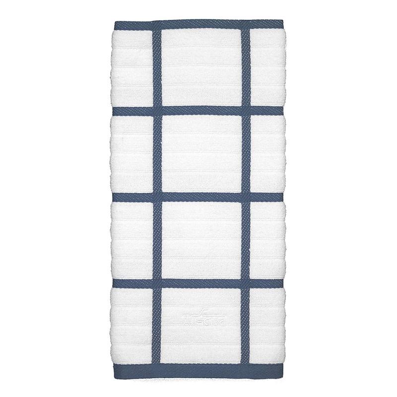 Check Kitchen Towel Cornflower