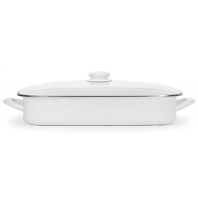 Lasagna Pan with Lid White