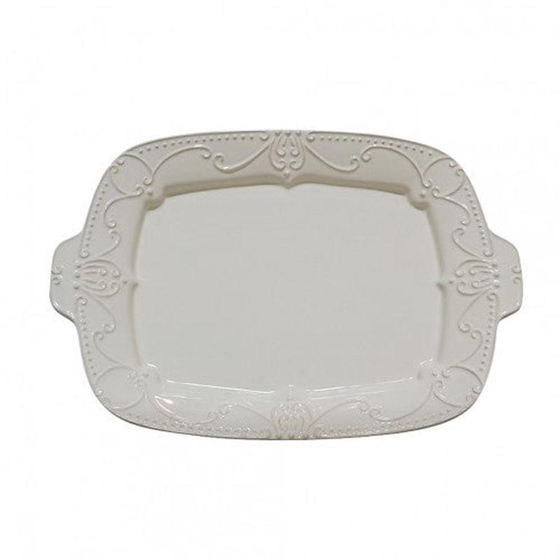 Isabella Rectangular Tray Ivory