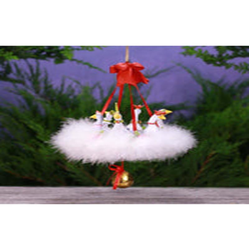 Patience Brewster 12 Days 6 Geese Ornament