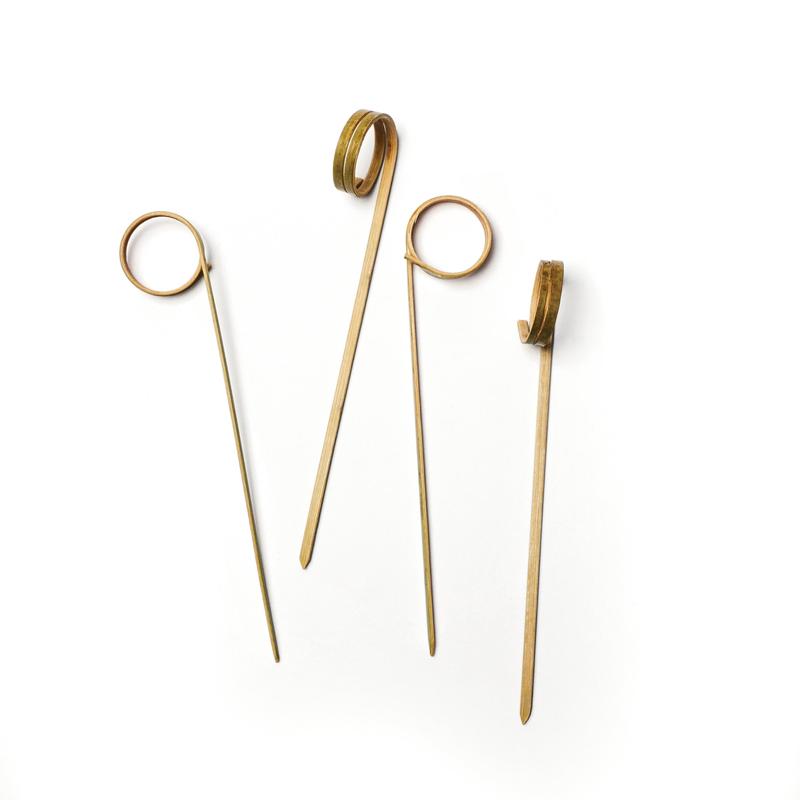 Bamboo Ring Picks 4 inch