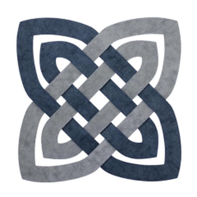 Archer Navy/Gray Placemat Set of 4