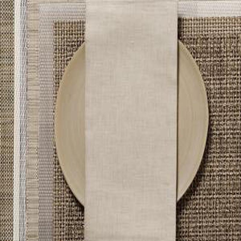 Linen Napkin 21x21 Flax Set of 9