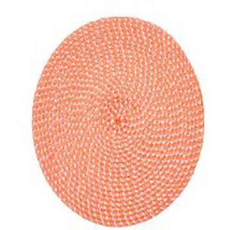 Eyelet Weave Placemat Orange Set of 4