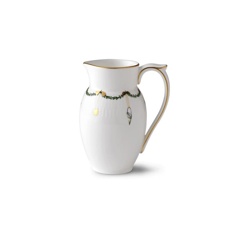 RC Star Fluted Christmas Creamer