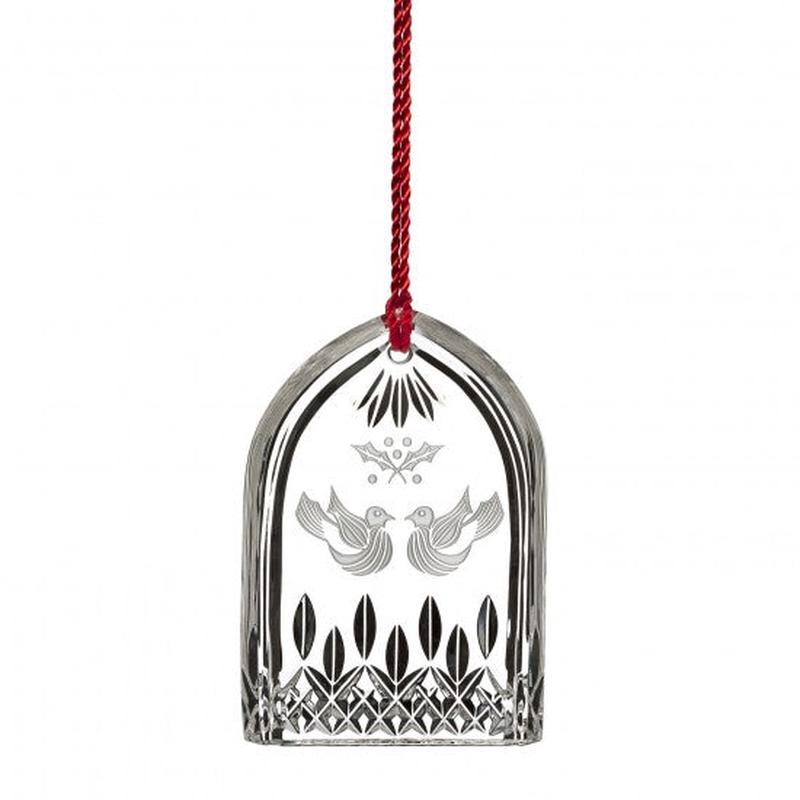 Lismore Two Turtle Doves Ornament